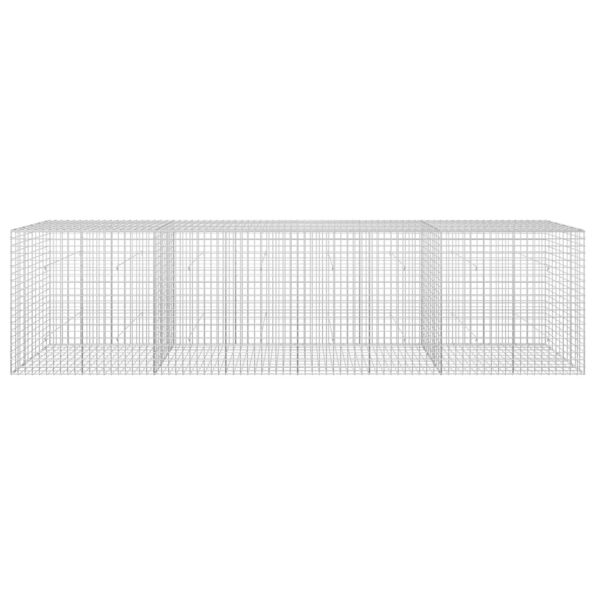 vidaXL Gabión s drôtom 5 mm a sieťou 5x5 cm 400x50x100 cm – Obrázok 3