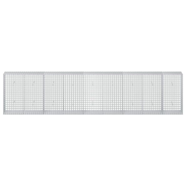 vidaXL Gabión s drôtom 5 mm a sieťou 5x5 cm 450x50x100 cm – Obrázok 3