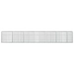 vidaXL Gabión s drôtom 5 mm a sieťou 5x5 cm 650x50x100 cm – Obrázok 3