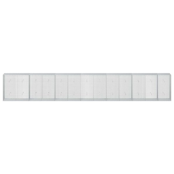vidaXL Gabión s drôtom 5 mm a sieťou 5x5 cm 650x50x100 cm – Obrázok 3