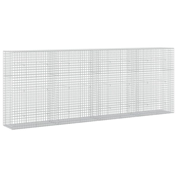 vidaXL Gabión s drôtom 5 mm a sieťou 5x5 cm 400x50x150 cm – Obrázok 2