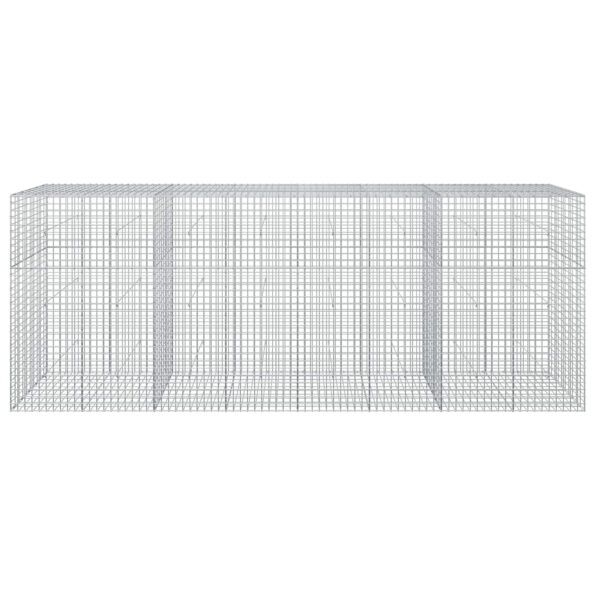 vidaXL Gabión s drôtom 5 mm a sieťou 5x5 cm 400x50x150 cm – Obrázok 3