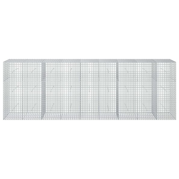 vidaXL Gabión s drôtom 5 mm a sieťou 5x5 cm 450x50x150 cm – Obrázok 3