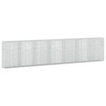 vidaXL Gabión s drôtom 5 mm a sieťou 5x5 cm 700x50x150 cm – Obrázok 2