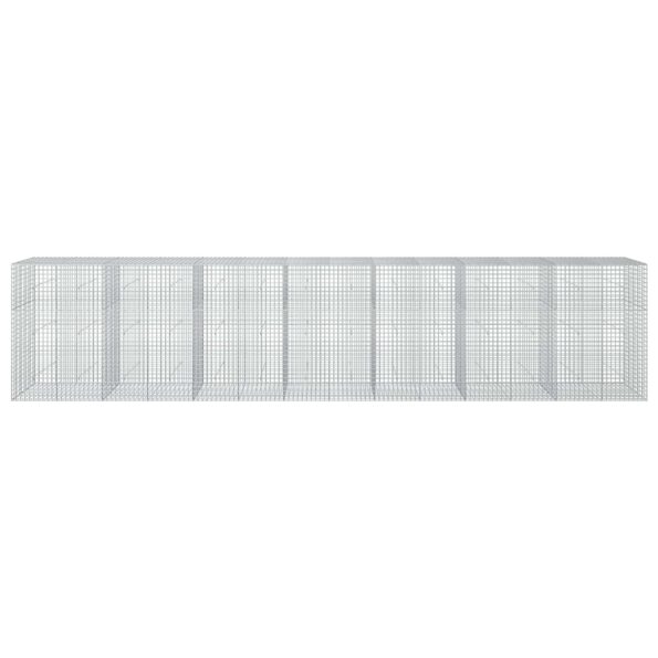 vidaXL Gabión s drôtom 5 mm a sieťou 5x5 cm 700x50x150 cm – Obrázok 3