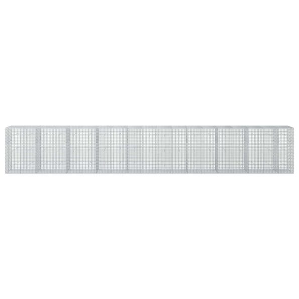 vidaXL Gabión s drôtom 5 mm a sieťou 5x5 cm 950x50x150 cm – Obrázok 3
