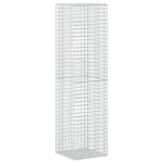 vidaXL Gabión s drôtom 5 mm a sieťou 5x5 cm 50x50x200 cm – Obrázok 2