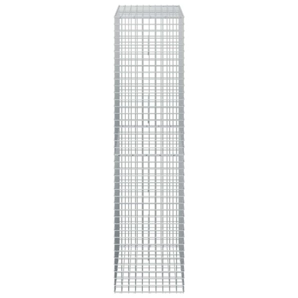 vidaXL Gabión s drôtom 5 mm a sieťou 5x5 cm 50x50x200 cm – Obrázok 3