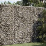 vidaXL Gabión s drôtom 5 mm a sieťou 5x5 cm 150x50x200 cm