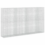 vidaXL Gabión s drôtom 5 mm a sieťou 5x5 cm 350x50x200 cm – Obrázok 2