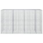 vidaXL Gabión s drôtom 5 mm a sieťou 5x5 cm 350x50x200 cm – Obrázok 3