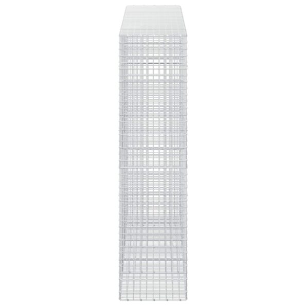 vidaXL Gabión s drôtom 5 mm a sieťou 5x5 cm 350x50x200 cm – Obrázok 4