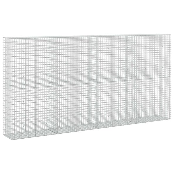 vidaXL Gabión s drôtom 5 mm a sieťou 5x5 cm 400x50x200 cm – Obrázok 2