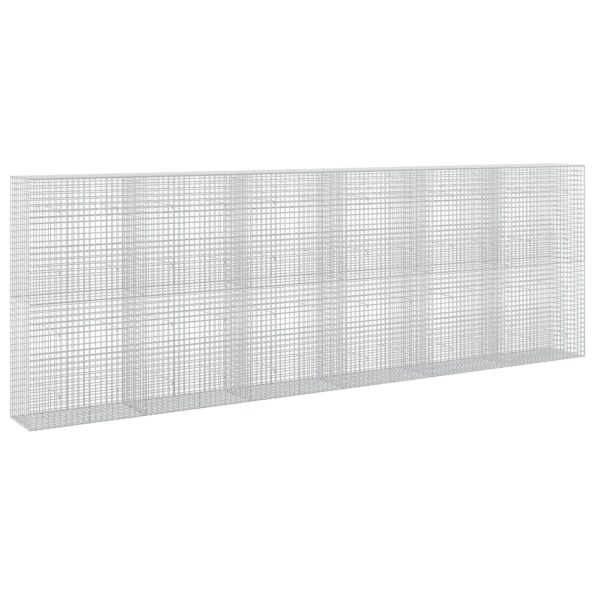 vidaXL Gabión s drôtom 5 mm a sieťou 5x5 cm 600x50x200 cm – Obrázok 2