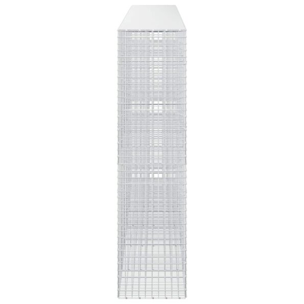 vidaXL Gabión s drôtom 5 mm a sieťou 5x5 cm 600x50x200 cm – Obrázok 4