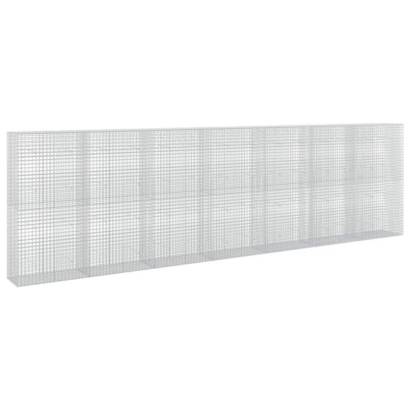 vidaXL Gabión s drôtom 5 mm a sieťou 5x5 cm 700x50x200 cm – Obrázok 2