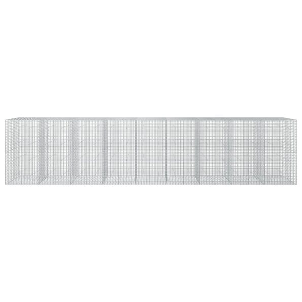 vidaXL Gabión s drôtom 5 mm a sieťou 5x5 cm 900x50x200 cm – Obrázok 3