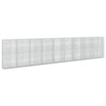 vidaXL Gabión s drôtom 5 mm a sieťou 5x5 cm 950x50x200 cm – Obrázok 2