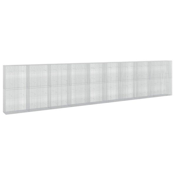 vidaXL Gabión s drôtom 5 mm a sieťou 5x5 cm 950x50x200 cm – Obrázok 2