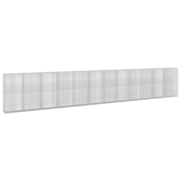 vidaXL Gabión s drôtom 5 mm a sieťou 5x5 cm 1200x50x200 cm – Obrázok 2