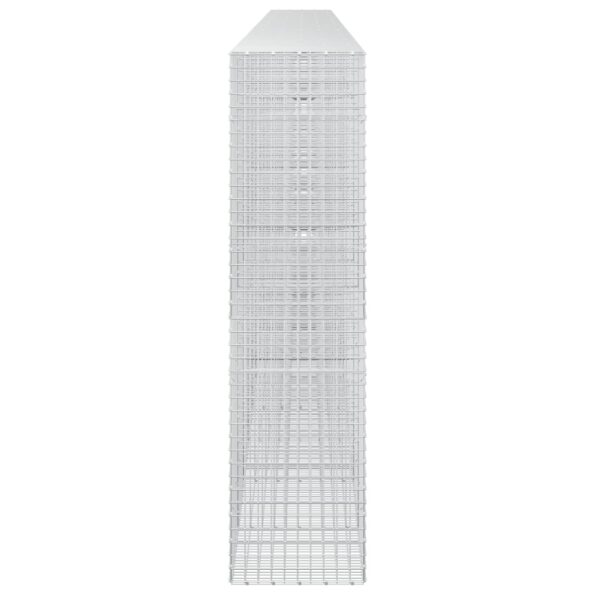 vidaXL Gabión s drôtom 5 mm a sieťou 5x5 cm 1200x50x200 cm – Obrázok 4