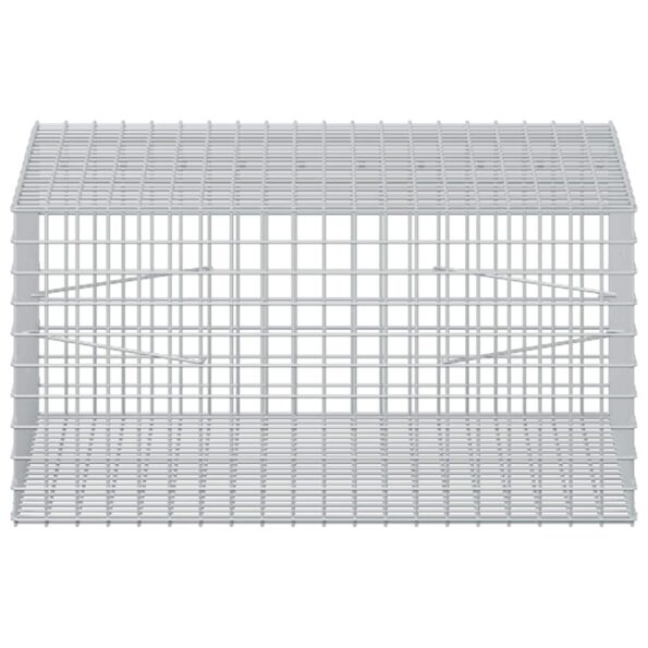 vidaXL Gabión s drôtom 5 mm a sieťou 5x5 cm 100x100x50 cm – Obrázok 3