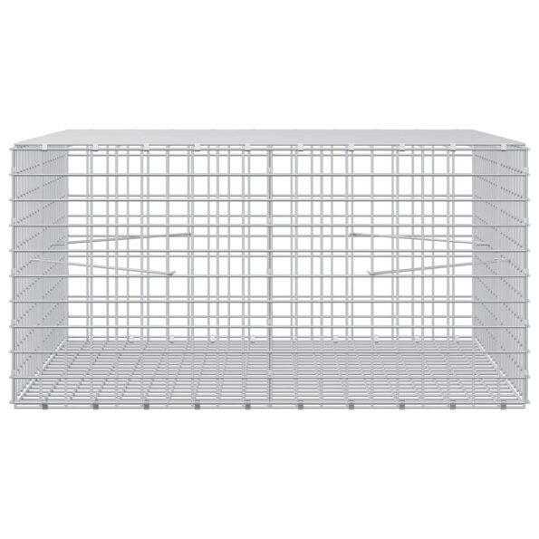vidaXL Gabión s drôtom 5 mm a sieťou 5x5 cm 100x100x50 cm – Obrázok 4