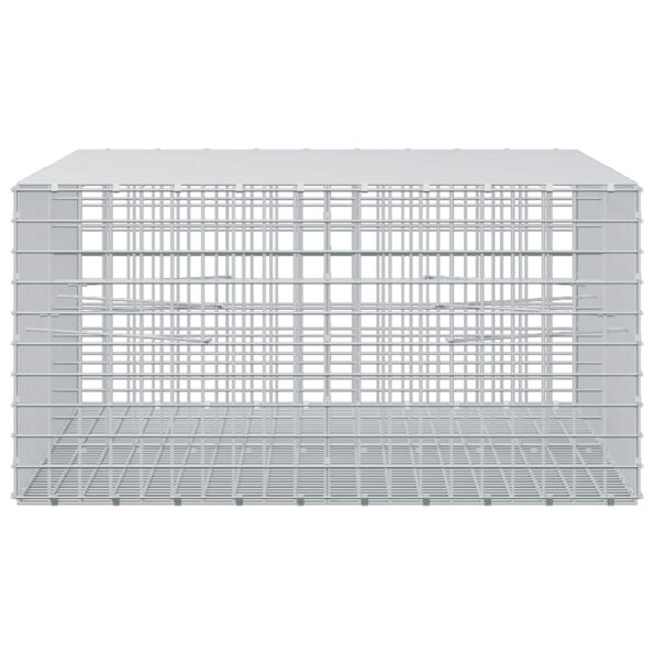 vidaXL Gabión s drôtom 5 mm a sieťou 5x5 cm 200x100x50 cm – Obrázok 4
