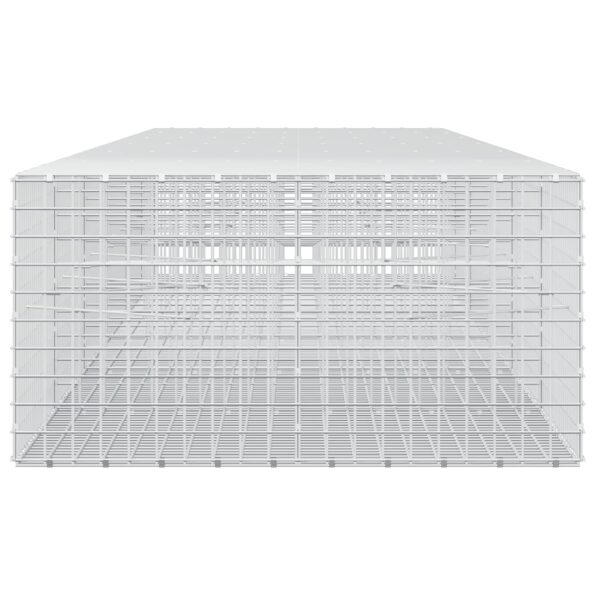 vidaXL Gabión s drôtom 5 mm a sieťou 5x5 cm 600x100x50 cm – Obrázok 4