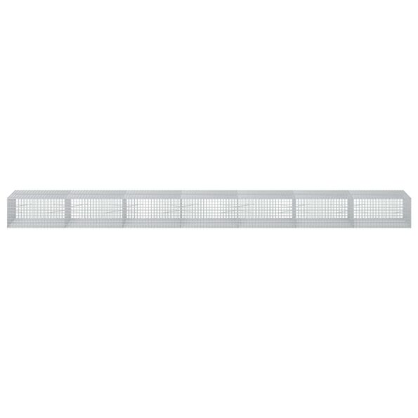 vidaXL Gabión s drôtom 5 mm a sieťou 5x5 cm 700x100x50 cm – Obrázok 3