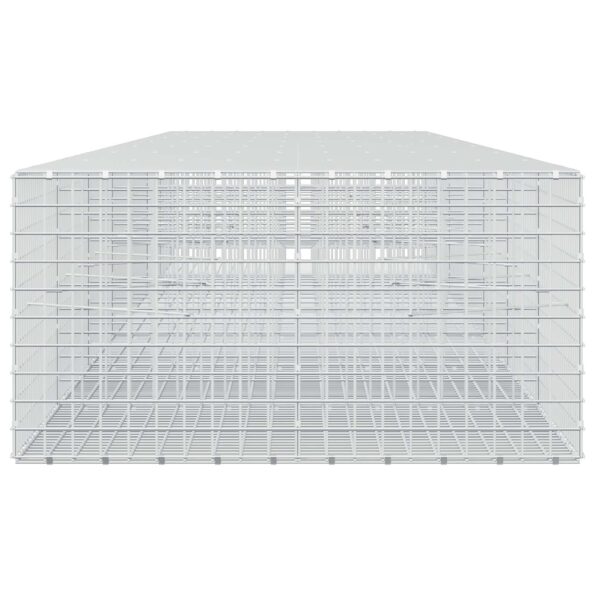 vidaXL Gabión s drôtom 5 mm a sieťou 5x5 cm 700x100x50 cm – Obrázok 4