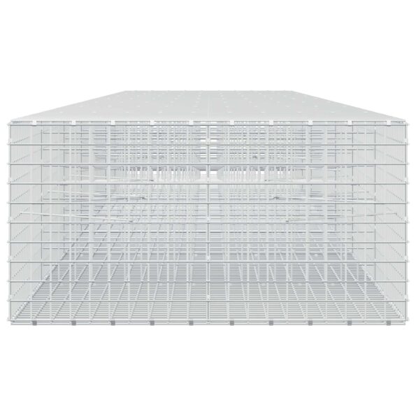 vidaXL Gabión s drôtom 5 mm a sieťou 5x5 cm 750x100x50 cm – Obrázok 4