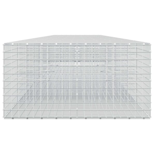 vidaXL Gabión s drôtom 5 mm a sieťou 5x5 cm 950x100x50 cm – Obrázok 4
