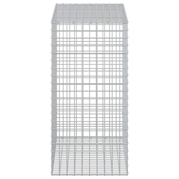 vidaXL Gabión s drôtom 5 mm a sieťou 5x5 cm 50x100x100 cm – Obrázok 3