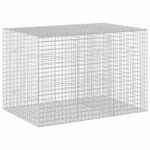 vidaXL Gabión s drôtom 5 mm a sieťou 5x5 cm 150x100x100 cm – Obrázok 2