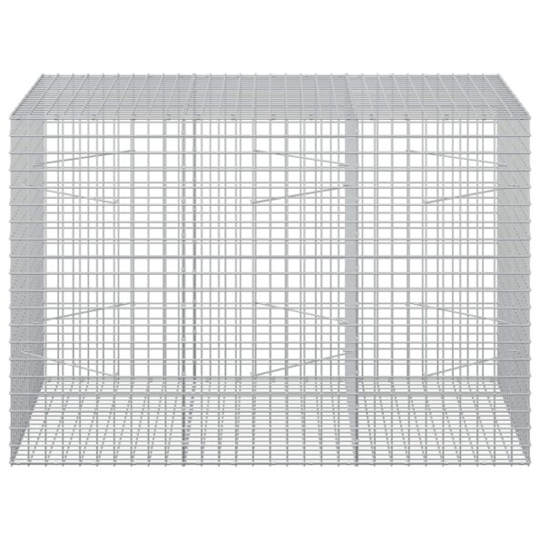 vidaXL Gabión s drôtom 5 mm a sieťou 5x5 cm 150x100x100 cm – Obrázok 3