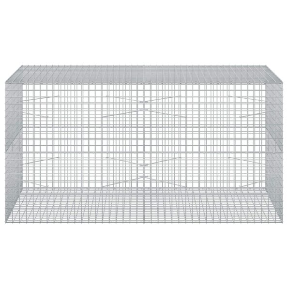 vidaXL Gabión s drôtom 5 mm a sieťou 5x5 cm 200x100x100 cm – Obrázok 3