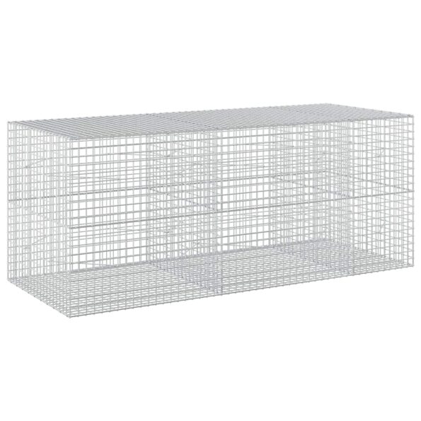 vidaXL Gabión s drôtom 5 mm a sieťou 5x5 cm 250x100x100 cm – Obrázok 2