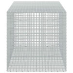 vidaXL Gabión s drôtom 5 mm a sieťou 5x5 cm 250x100x100 cm – Obrázok 4
