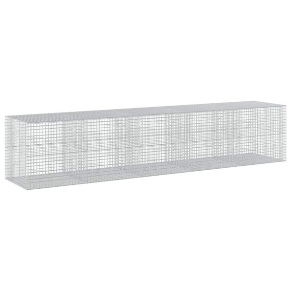 vidaXL Gabión s drôtom 5 mm a sieťou 5x5 cm 500x100x100 cm – Obrázok 2