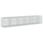 vidaXL Gabión s drôtom 5 mm a sieťou 5x5 cm 550x100x100 cm – Obrázok 2