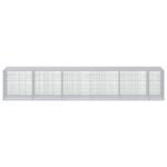vidaXL Gabión s drôtom 5 mm a sieťou 5x5 cm 550x100x100 cm – Obrázok 3