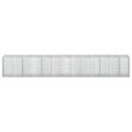 vidaXL Gabión s drôtom 5 mm a sieťou 5x5 cm 650x100x100 cm – Obrázok 3
