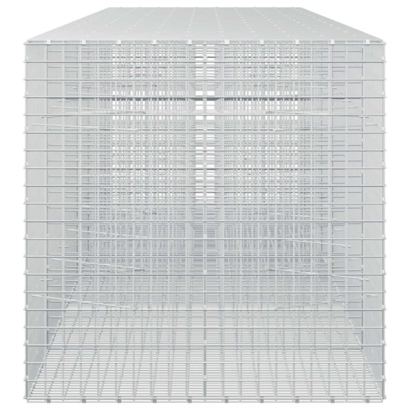 vidaXL Gabión s drôtom 5 mm a sieťou 5x5 cm 650x100x100 cm – Obrázok 4