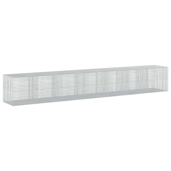 vidaXL Gabión s drôtom 5 mm a sieťou 5x5 cm 700x100x100 cm – Obrázok 2
