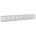 vidaXL Gabión s drôtom 5 mm a sieťou 5x5 cm 800x100x100 cm – Obrázok 2