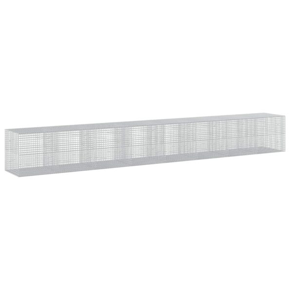 vidaXL Gabión s drôtom 5 mm a sieťou 5x5 cm 800x100x100 cm – Obrázok 2