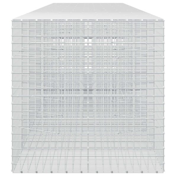 vidaXL Gabión s drôtom 5 mm a sieťou 5x5 cm 800x100x100 cm – Obrázok 4
