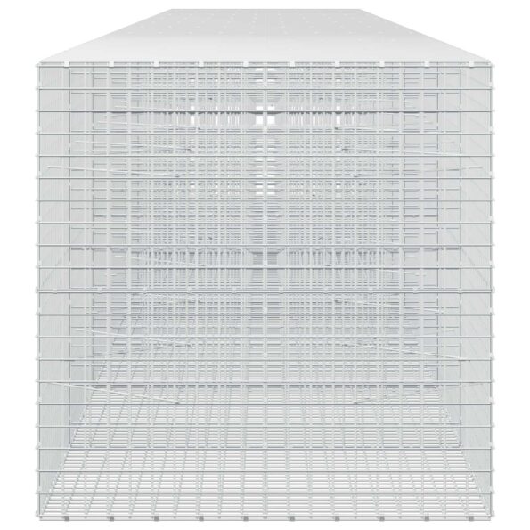 vidaXL Gabión s drôtom 5 mm a sieťou 5x5 cm 900x100x100 cm – Obrázok 4