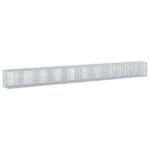 vidaXL Gabión s drôtom 5 mm a sieťou 5x5 cm 1050x100x100 cm – Obrázok 2